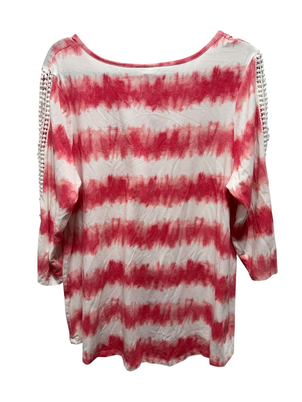 Wrangler Red and White Tie-Dye Tunic Top - Picture 2 of 3